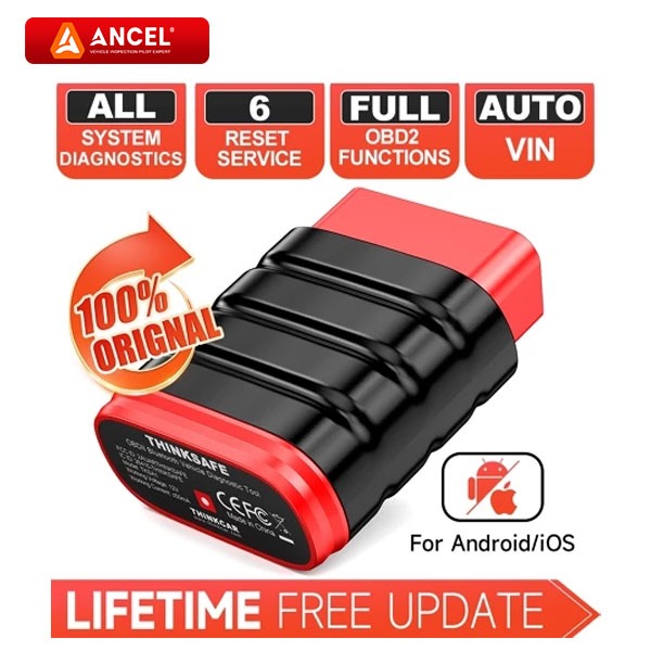 THINKCAR Thinksafe OBD2 Scanner Mobil Thinkdiag Automotive Diagnostic Tool Car OBD2 Scanner untuk Se
