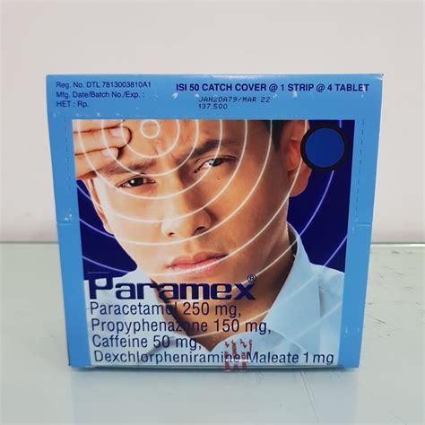 PARAMEX OBAT SAKIT KEPALA BLISTER (ISI 1 BLISTER/ECER) SATUAN ECER