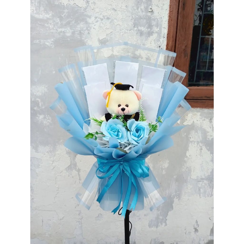 BUKET BONEKA DAN UANG / BUKET UANG KOSONGAN / BUKET BONEKA WISUDA DAN KERANGKA UANG / HADIAH LULUSAN