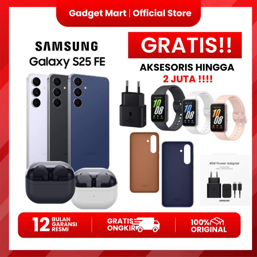 SAMSUNG S25 FE RAM 8/256GB - GARANSI RESMI