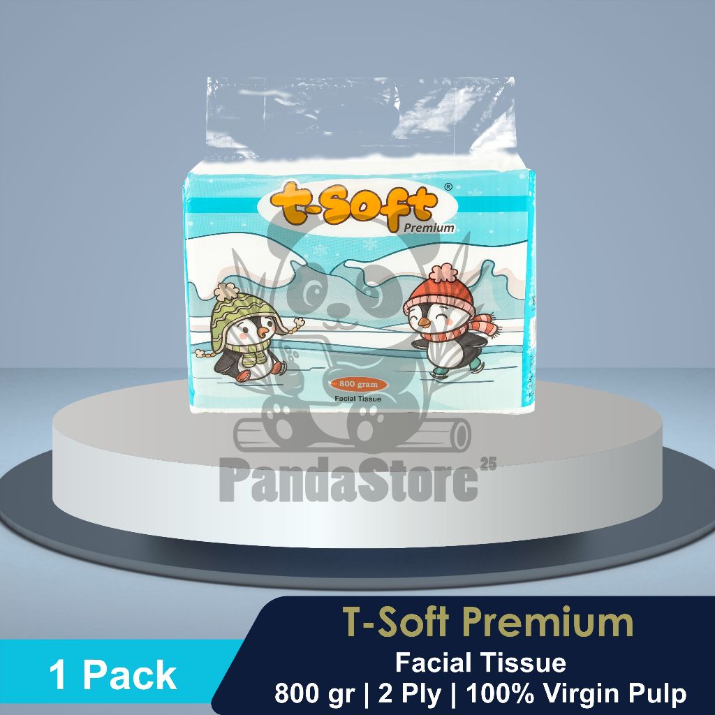 T-soft Premium 800gr | 2 Ply | Tisu kiloan | Lembut | Tisu Serbaguna | Super Hemat
