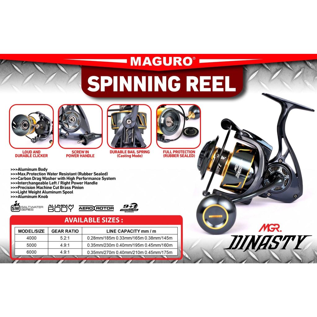 Reel SPINNING MAGURO DINASTY