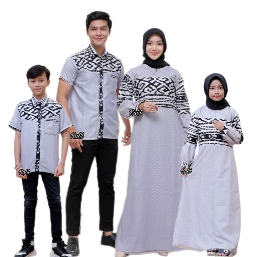SET BAJU MUSLIM FAMILY BATIK MODERN | KOKO & GAMIS