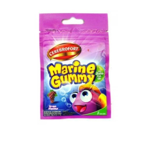 CEREBROFORT MARINE GUMMY GRAPE TUNA FISH OIL 10 SACHET