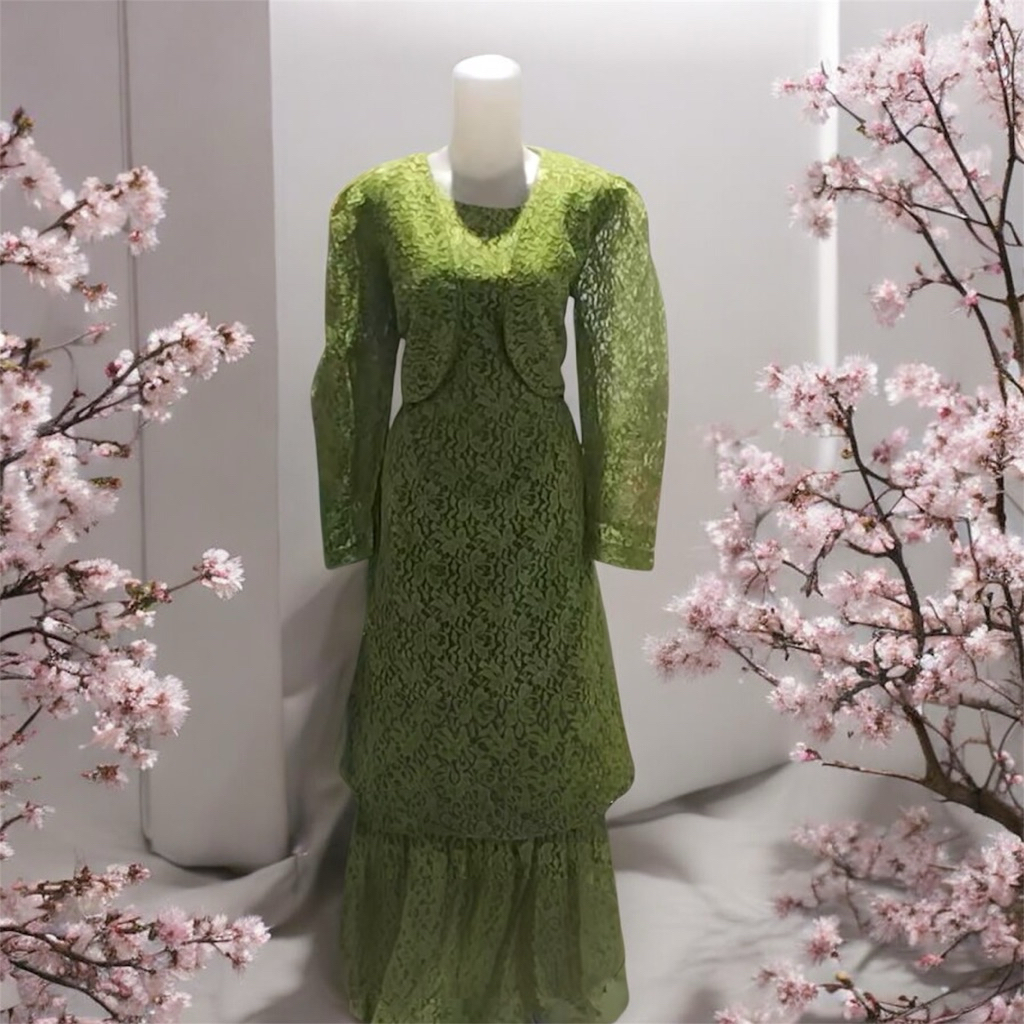 set rok kebaya brokat