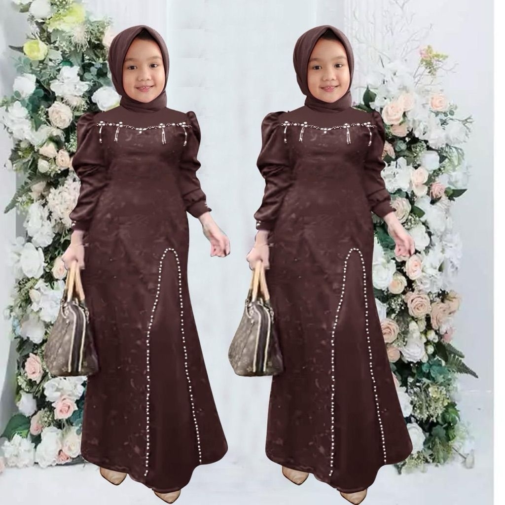 GAMIS DRESS ANAK BRUKAT ANANTA KID TERBARU 3 4 5 6 7 8 9 10 11 12 13 14 15 16 TAHUN GAMIS DRESS KID 