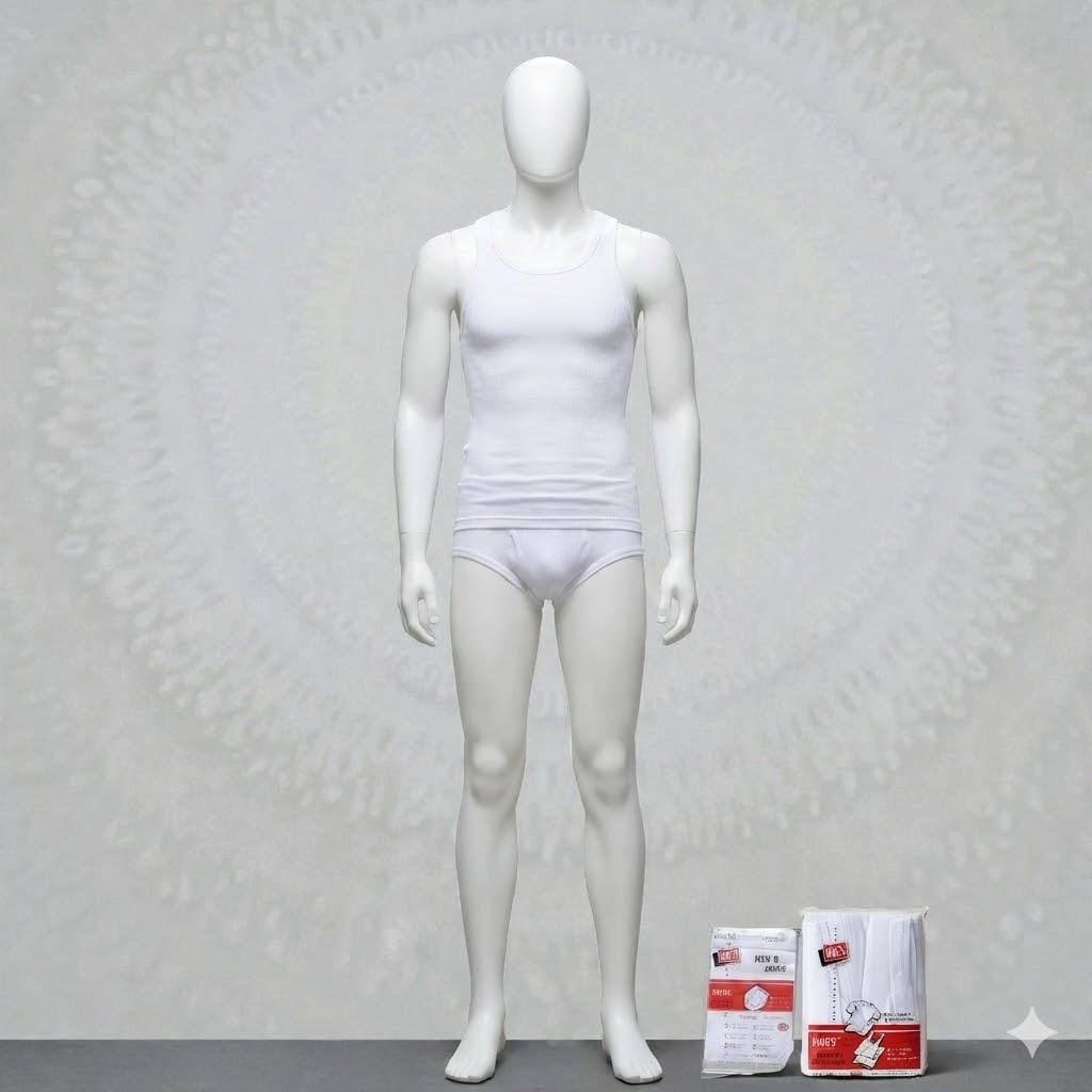 [3 PCS] CD HING'S Pria Dewasa Putih Katun | Celana Dalam Laki-laki HINGS | Rider Hing Underwear