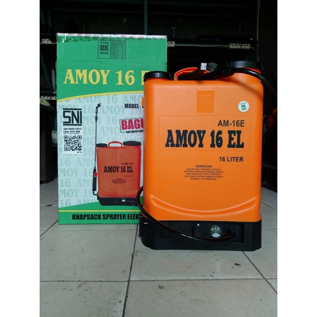 Tangki Semprot Elektrik 16 L | Amoy Elektrik | Semprotan pertanian