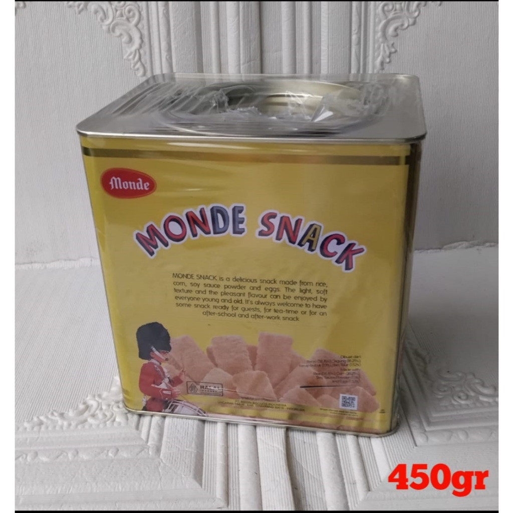 Monde Serena Snack Gold kaleng 450gram/kue lebaran