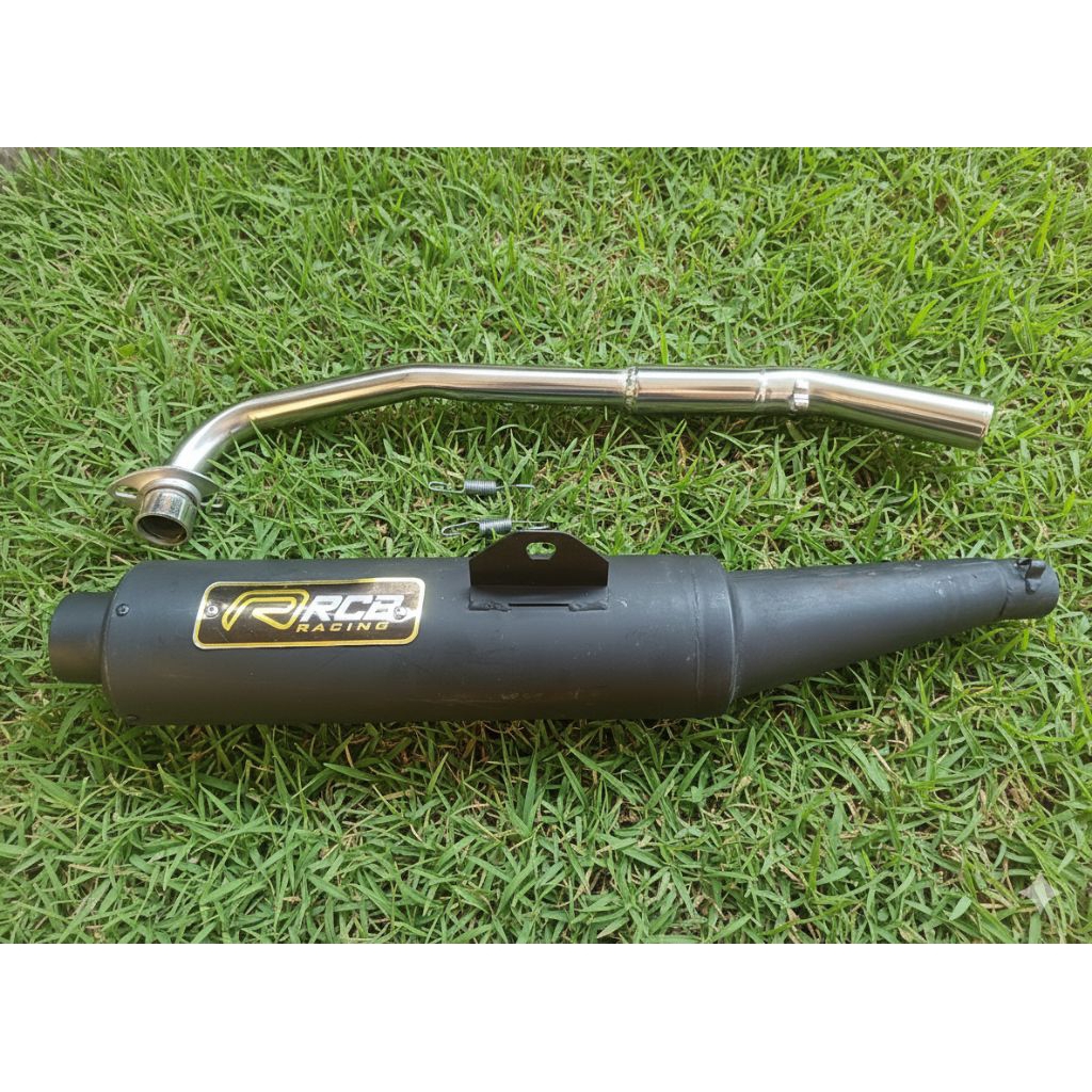 KNALPOT STANDAR RACING RCB UNTUK MOTOR BEBEK SUPRA FIT NEW/SUPRA FIT/SUPRA125/ALL REVO/JUPITER/VEGA/