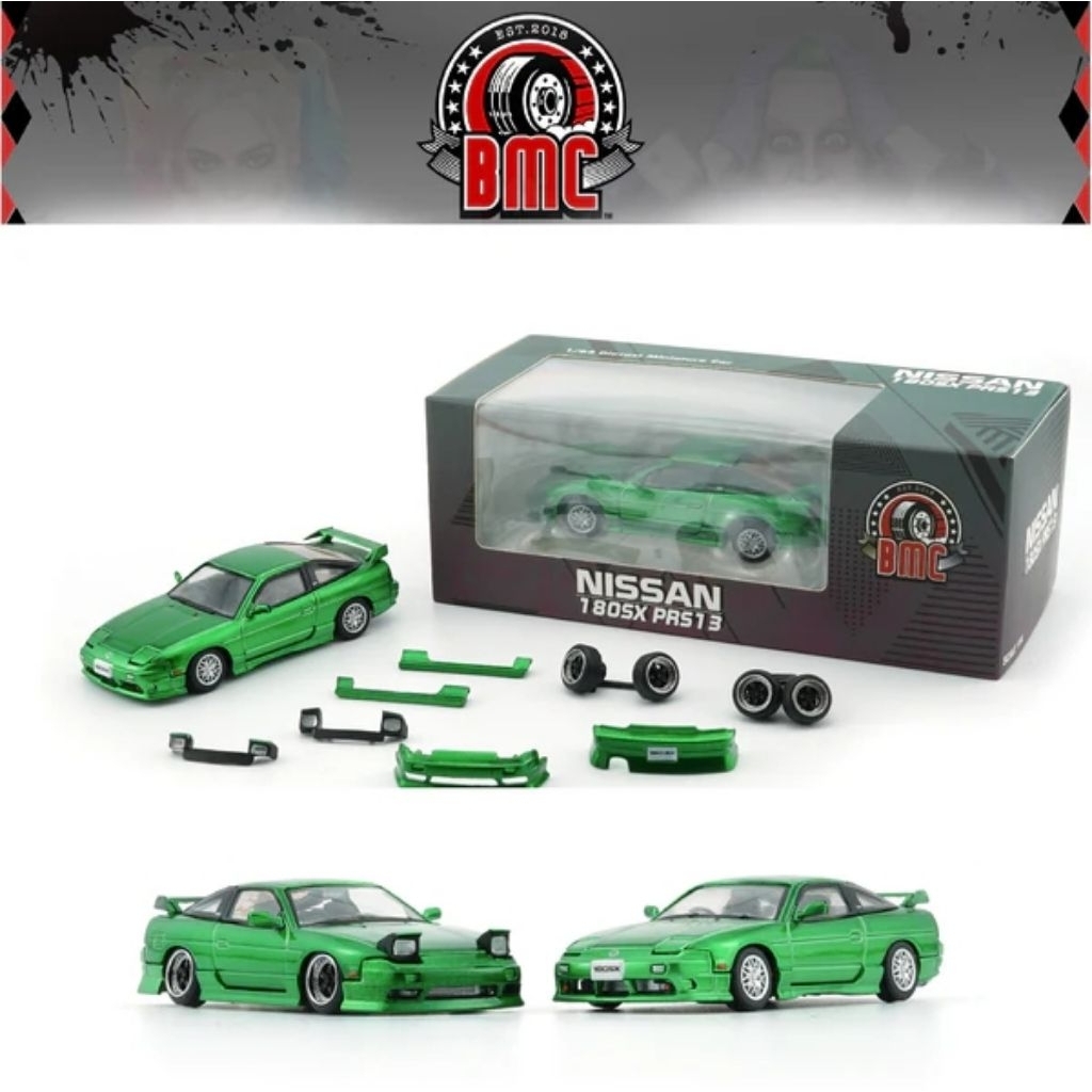 B0308 BMC Nissan PRS13 180SX Metallic Green