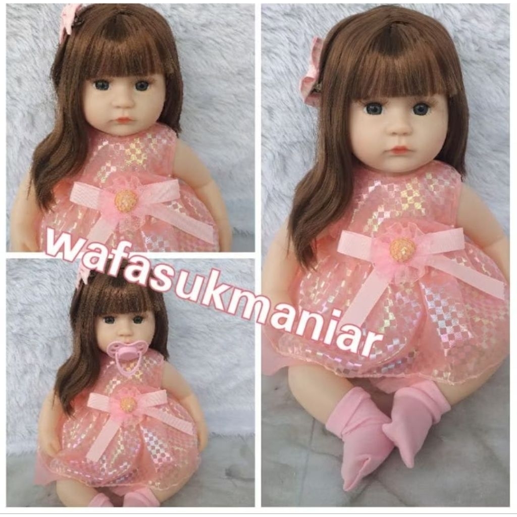 Boneka bayi lucu / boneka reborn / baby doll / reborn doll / boneka vynil