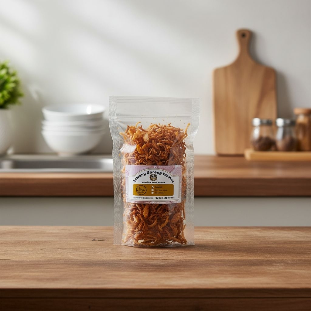 Bawang Goreng Kremes ORIGINAL 50 gram / POUCH (ASLI)