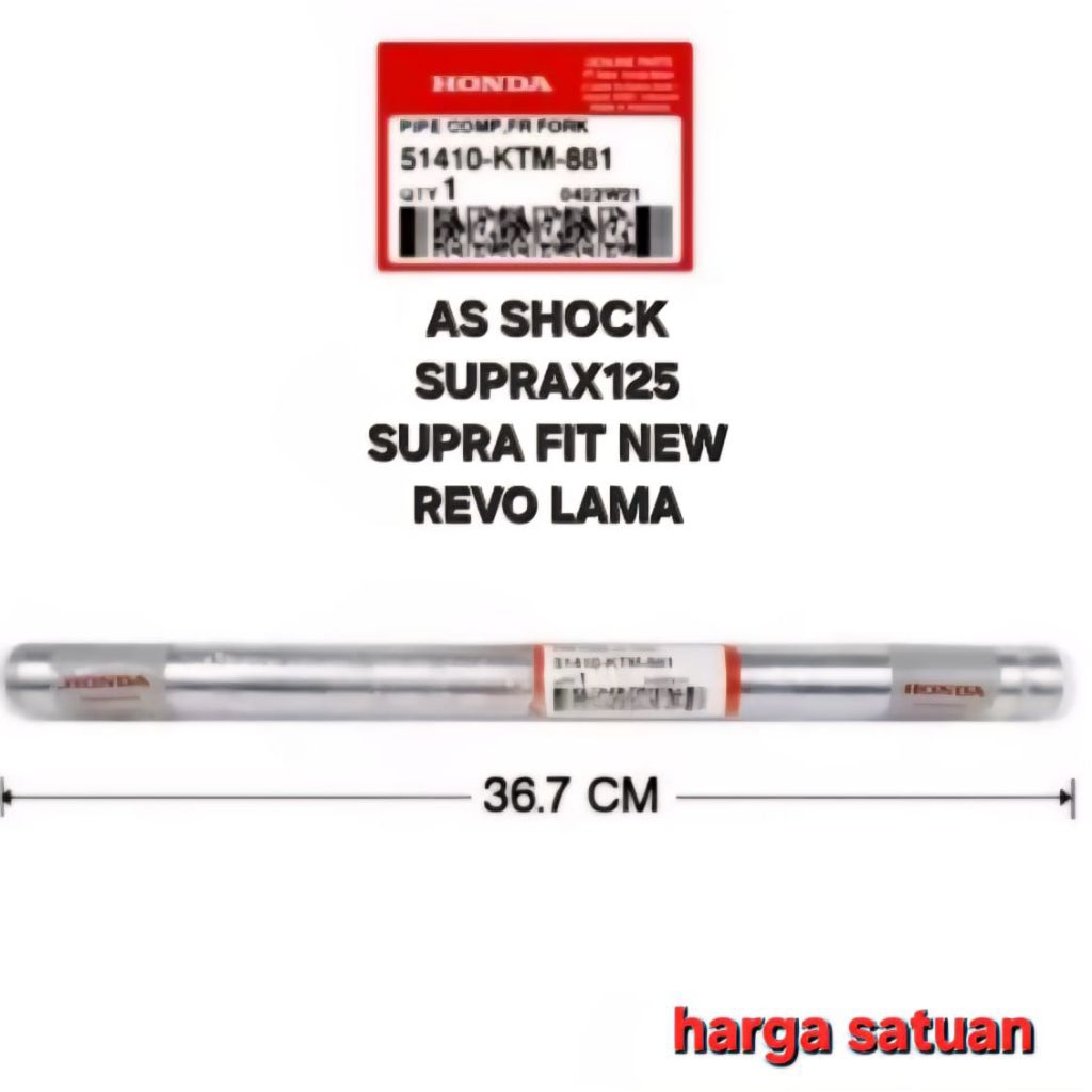 AS BAMBU SHOCK DEPAN DEPAN SUPRA X 125 FIT NEW REVO LAMA ORIGINAL