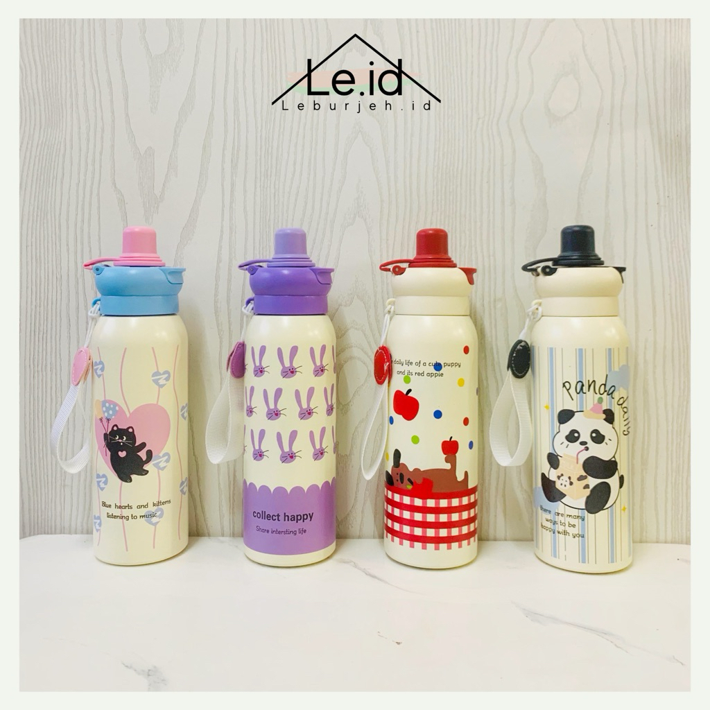 tumbler aesthetic motif lucu sedotan kerucut
