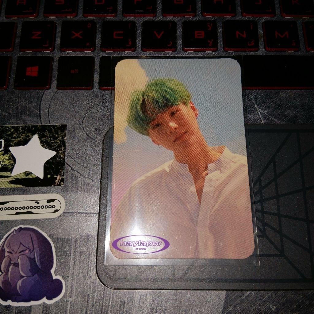 yoongi her o photocard suga bts