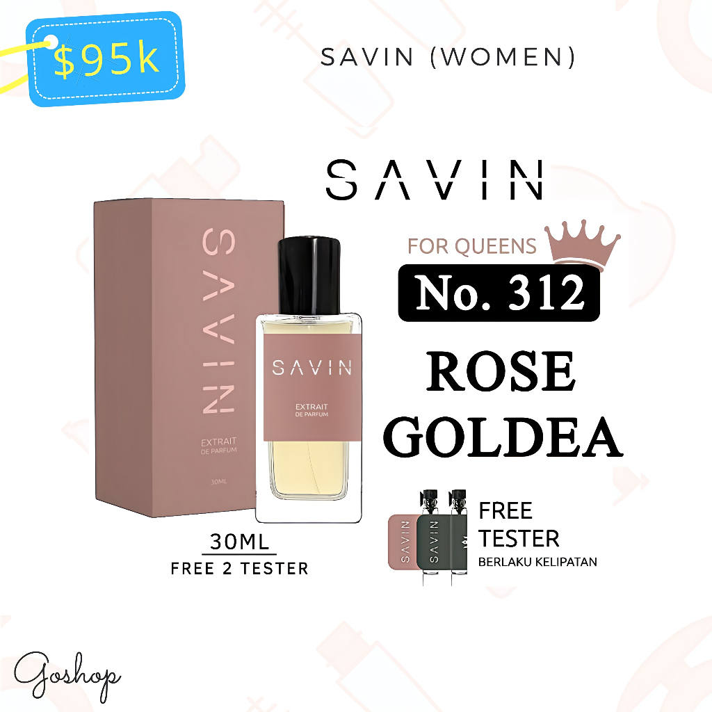 Savin Parfum No. 312 Rose Goldea