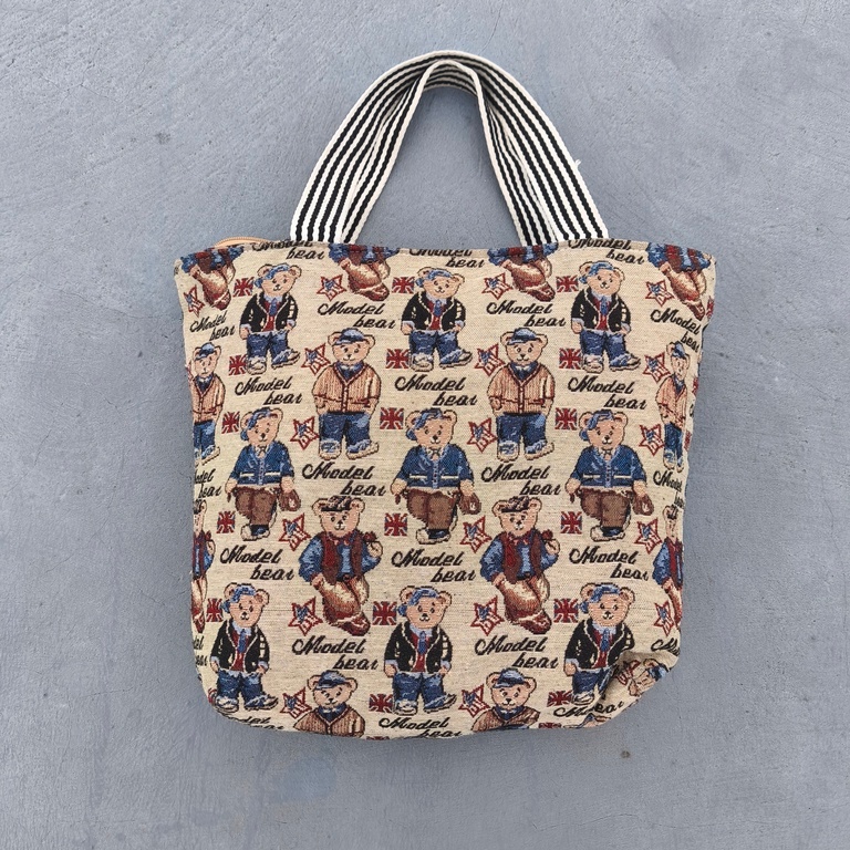 Tas ToteBag Tas Murah Tas Second Tas Vintage Tas Unik Tas Motif Tas Teenie Weenie Bear