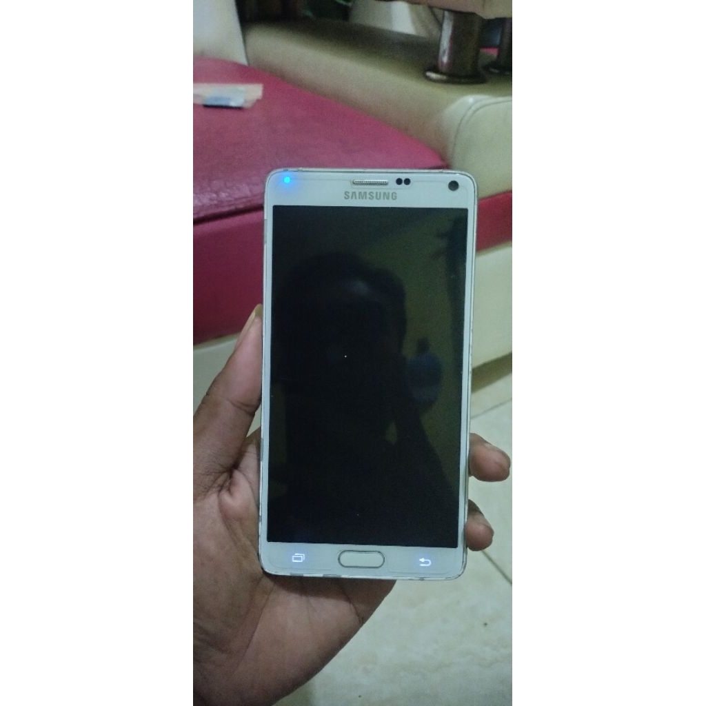 Samsung note 4 minus lcd gelap