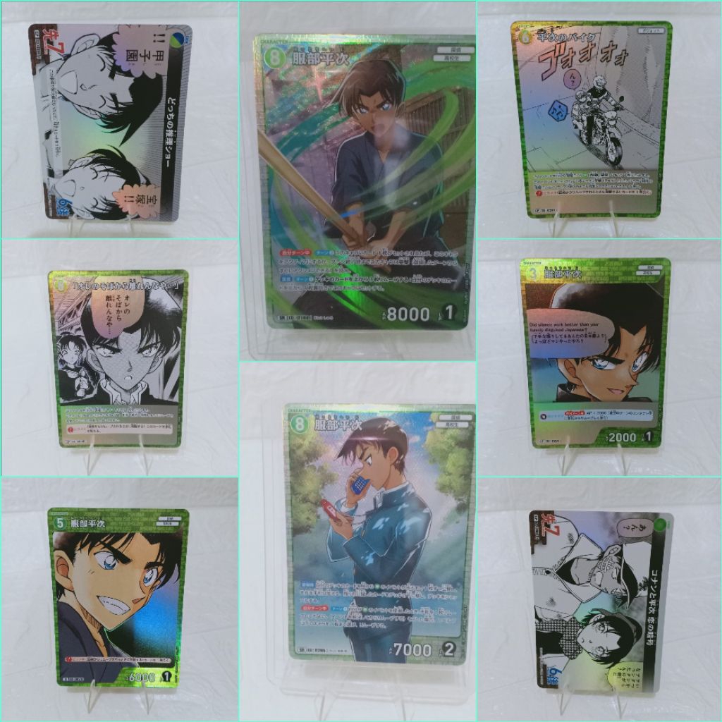 TOMY Kartu TCG detective Conan card Hattori Heiji Foil