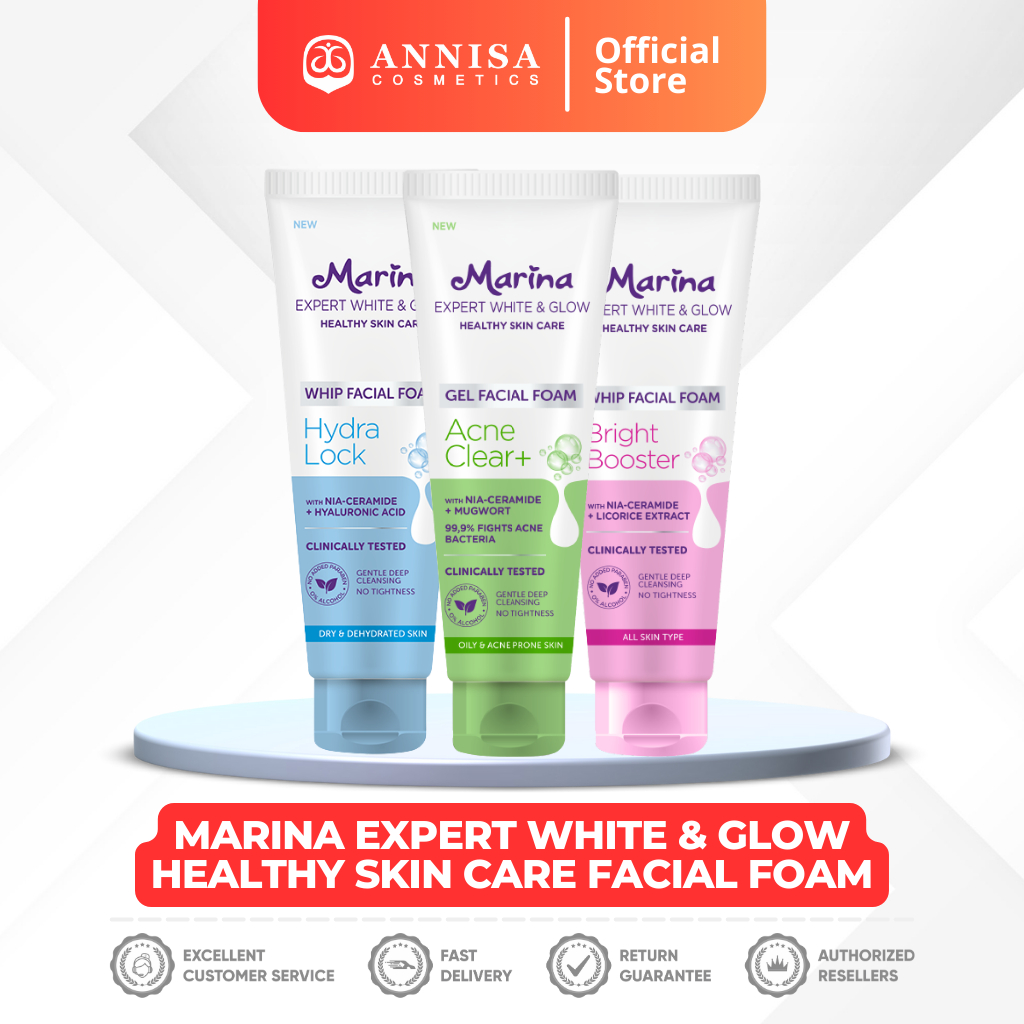 Marina Expert White & Glow Whip Facial Foam