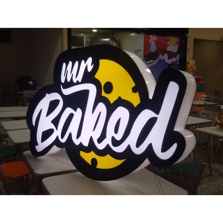 Custom NEON BOX 1 sisi kastem neon box