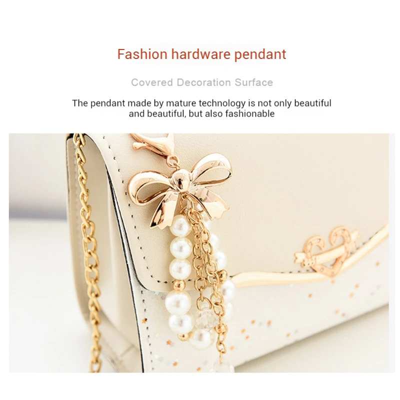 New Tas Import Cantik Tas Pesta Jelly Gantungan Mutiara Tas Selempang Wanita Import Tas Fashion