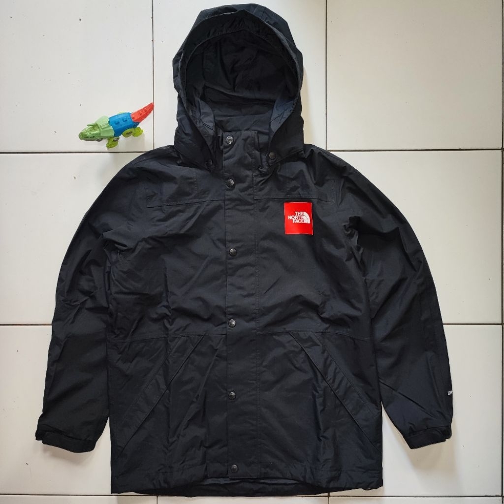 Jaket Outdoor Anak Laki-laki Perempuan Remaja TNF The North Face Full Black Original 100% Second Pre