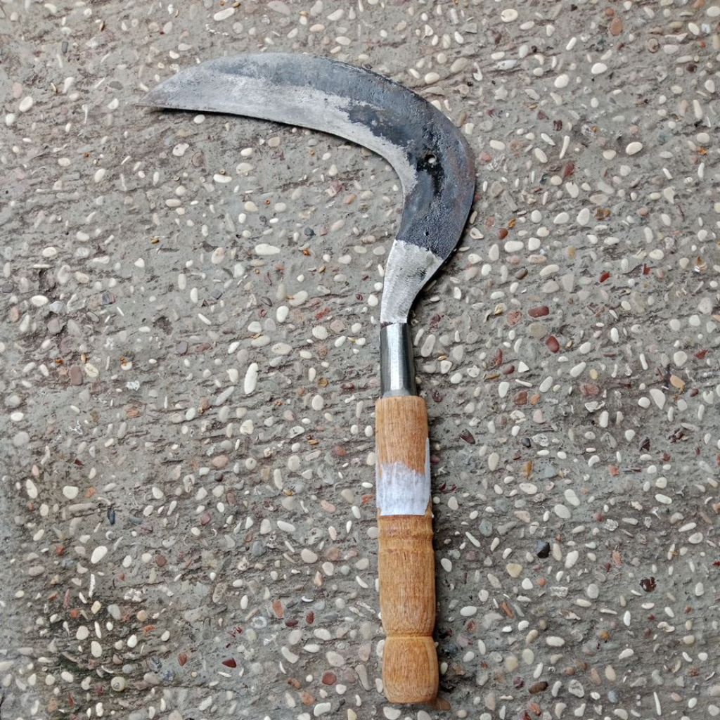 Sabit mini untuk mencari rumput, alat berkebun