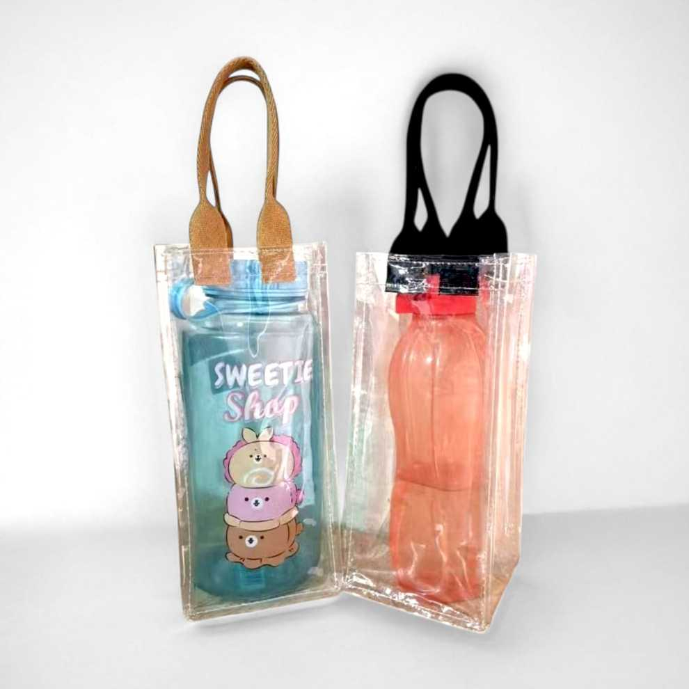 tas mika botol tebal 0.3 tas mika tumbler termurah shopee