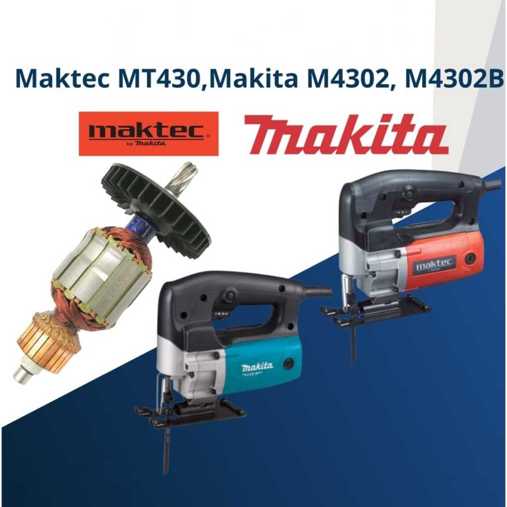 Makita 513783-8 Armature Assy 220 V Mt 430 MT430 MT-430 MT4302 MT 4302B