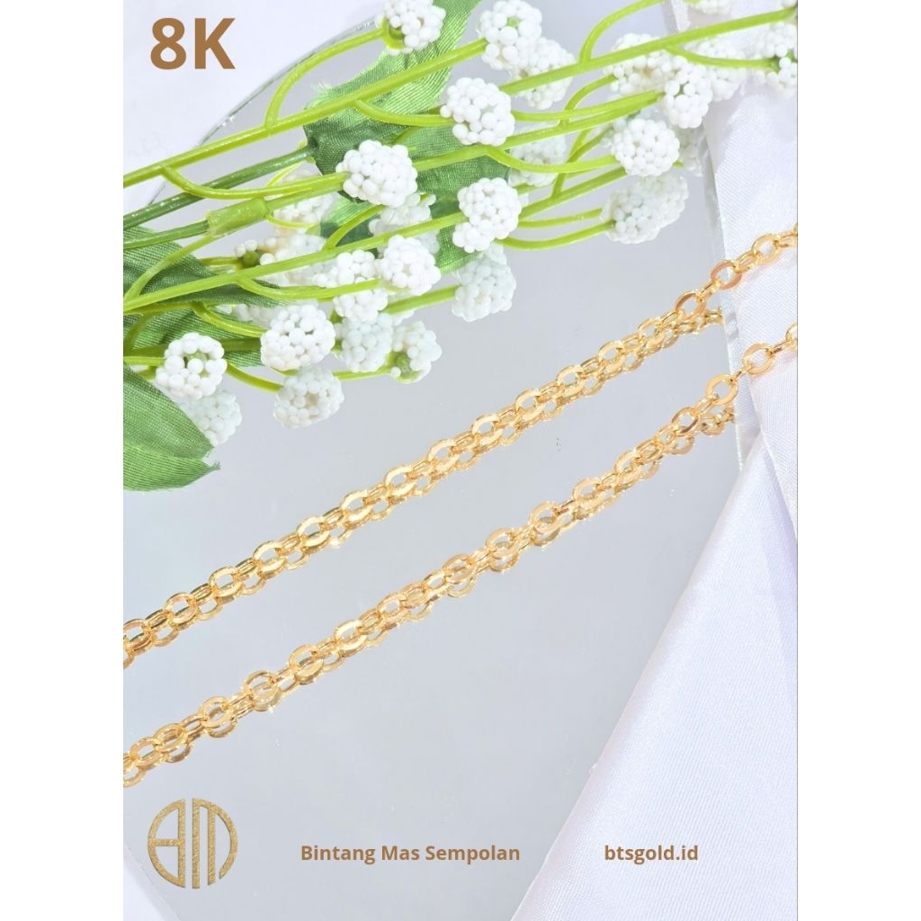 Kalung Hollo Dewasa Emas Asli