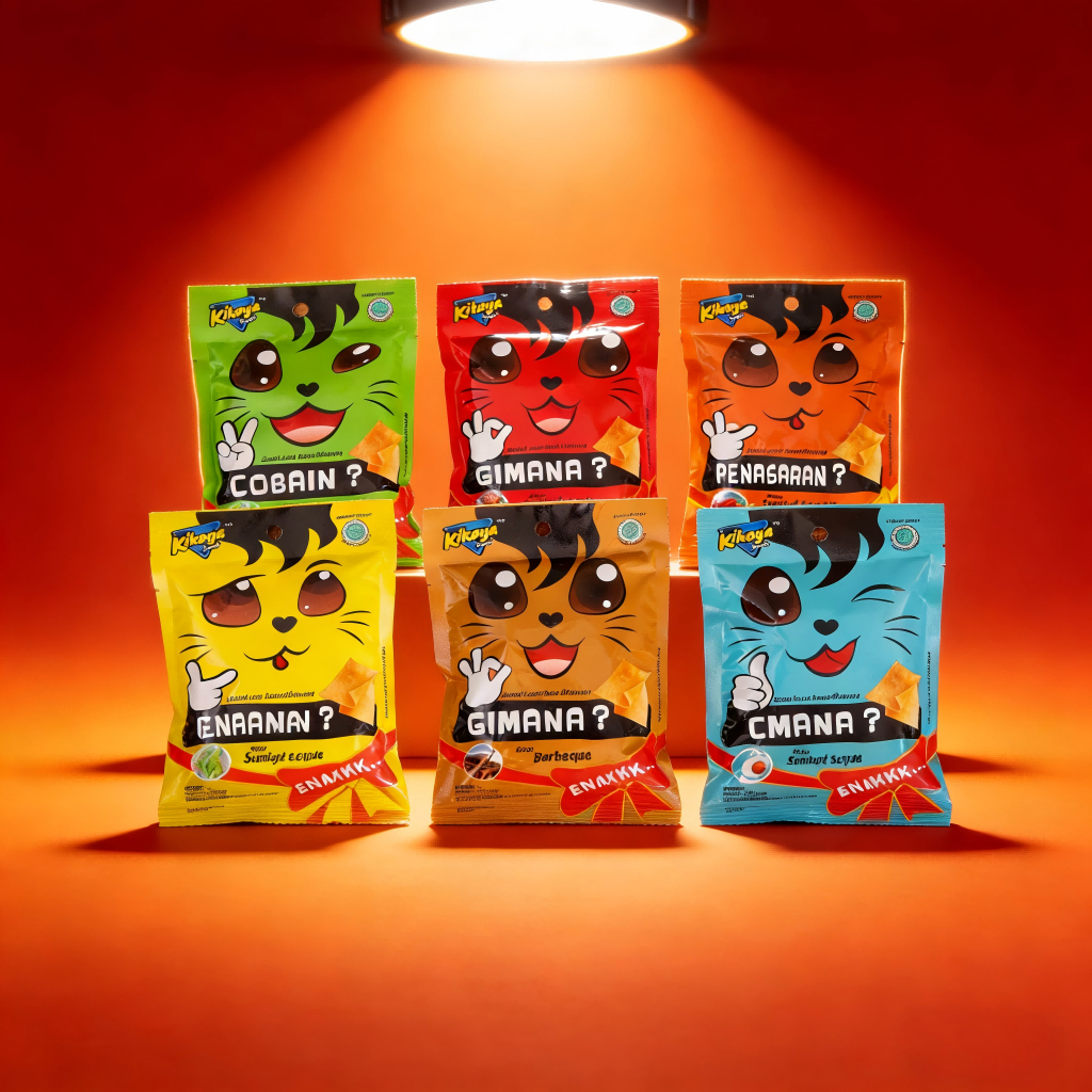 KIKOYA 30 Pcs (Aneka Rasa) - Makanan Ringan Rendah Gula - Snack Jadul Halal & Gurih