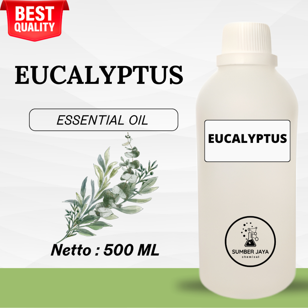 Eucalyptus Essential Oil / Eucalyptus Oil / Minyak Eucalyptus / Minyak Eukaliptus 500 ML
