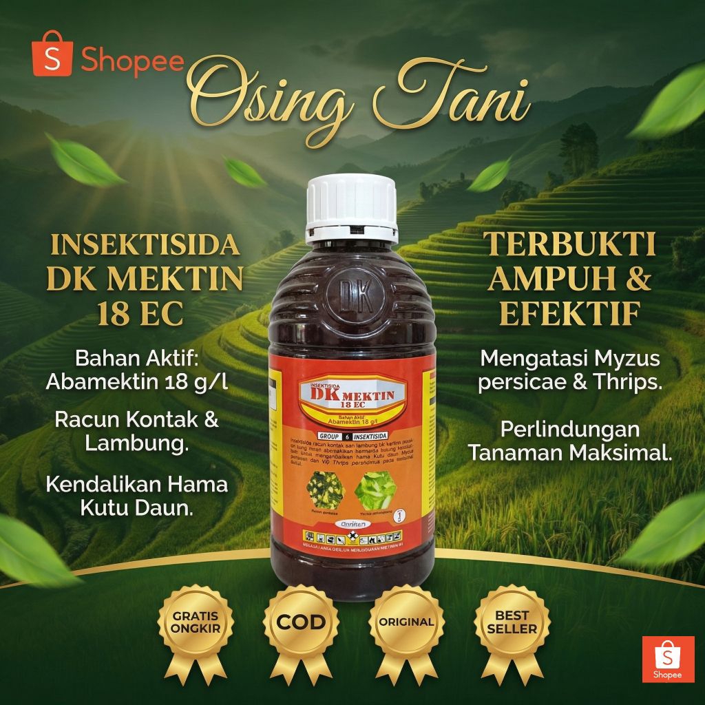 DK Mektin 18EC insektisida pembasmi hama