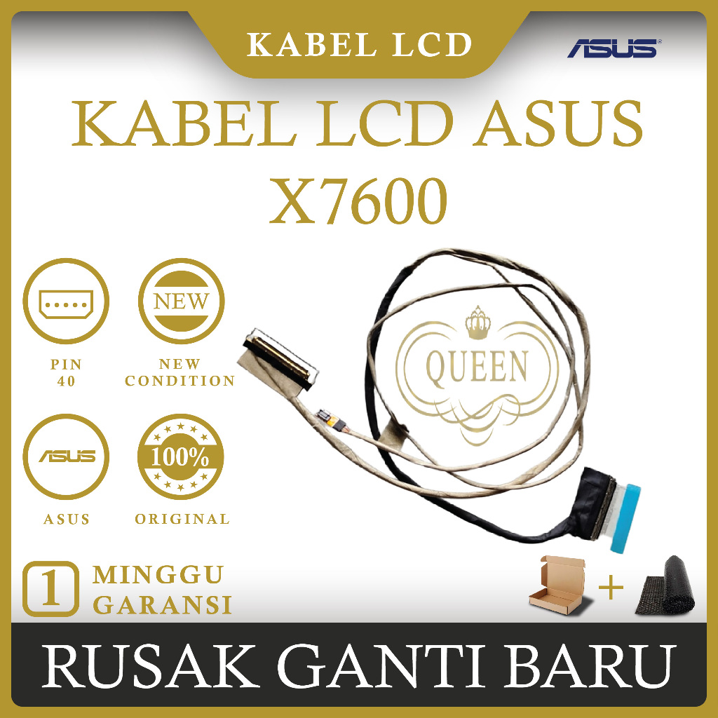 KABEL FLEXIBLE LCD LAPTOP ASUS Vivobook PRO16 X7600 OLED ORIGINAL (PIN40)