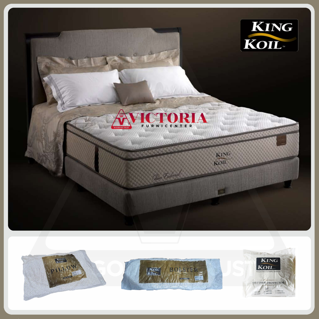 King Koil Chiro Endorsed 180 x 200 180x200 Fullset Full Set Full Bed Set