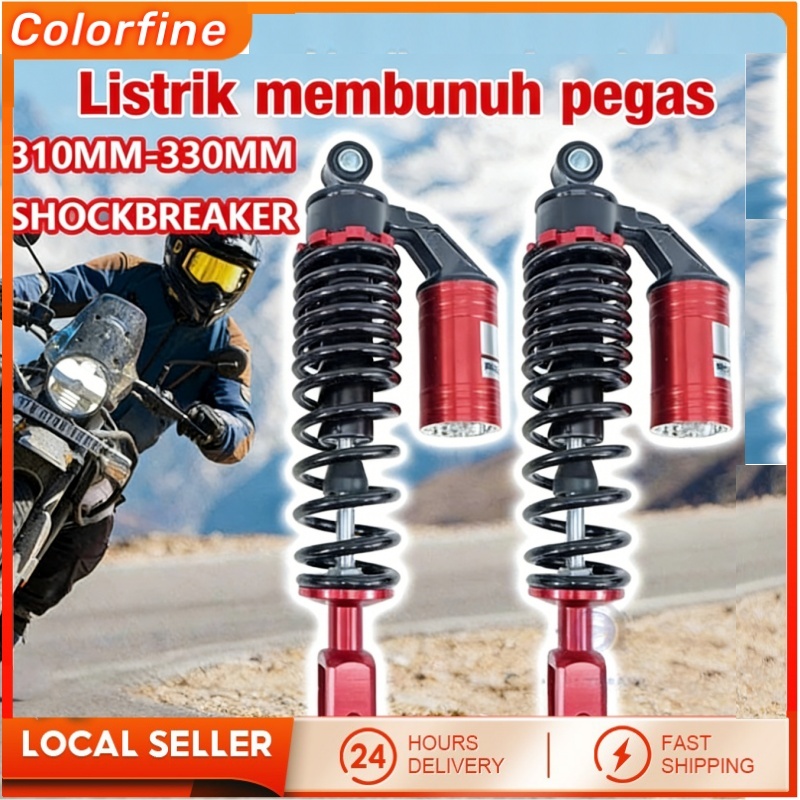 2pcs Shockbreaker Shock Belakang Tabung Atas Ukuran 310 330 Free Anting Copy Yss Gplus Universal Var