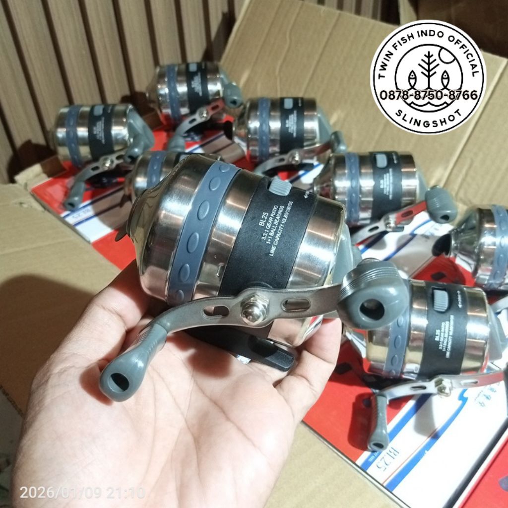 rel ketapel ikan SATU SET rell ketapel rell rel spincast BL25 GULUNGAN PANCING