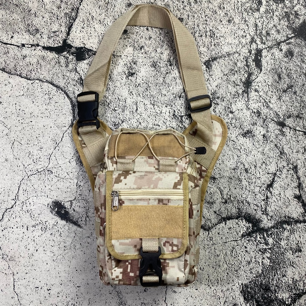 Tas Slingbang Tactical 803 Kecil LORENG GURUN Slingbag Army Tas Selempang Loreng Lokal High Quality