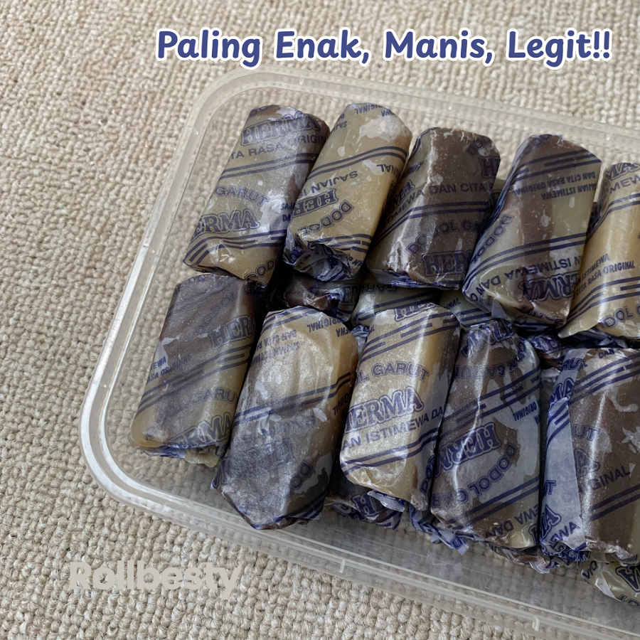 Rollbesty Dodol Garut Asli 1kg Original Classic Manis Legit Tepung Ketan Cokelat Susu Kelapa Tanpa P