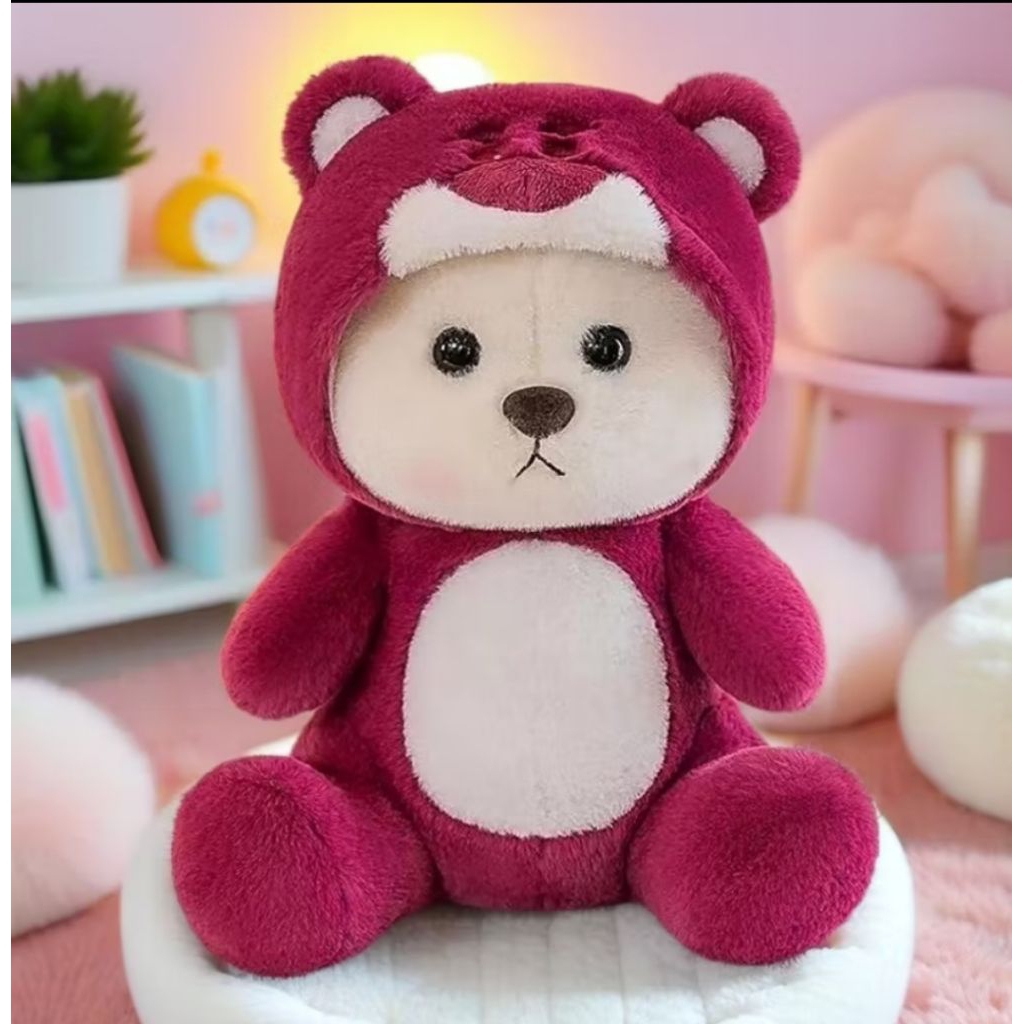 Boneka Bear Hoodie Lotso stich dino Teddy Tales bear Cosplay Manyo