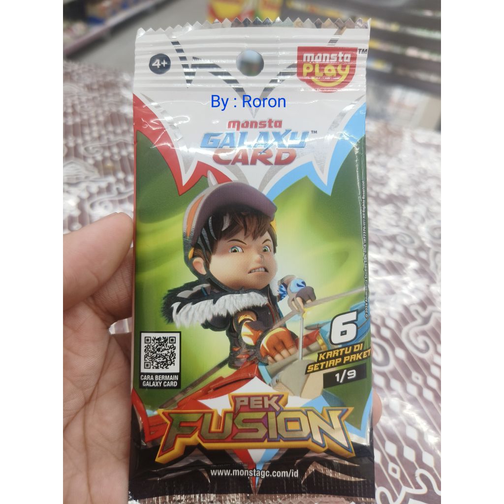 [LAST STOCK] Boboiboy Monsta Galaxy Card 100% Original Pek Fusion, A FrostFire ID 1/9