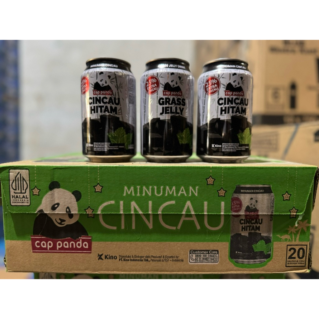 Minuman Sarang Burung / cincau cap Panda 310 ml @ 20 kaleng/ 1 dus