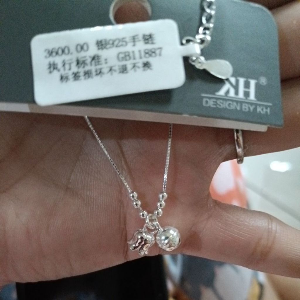 gelang tangan perak s925