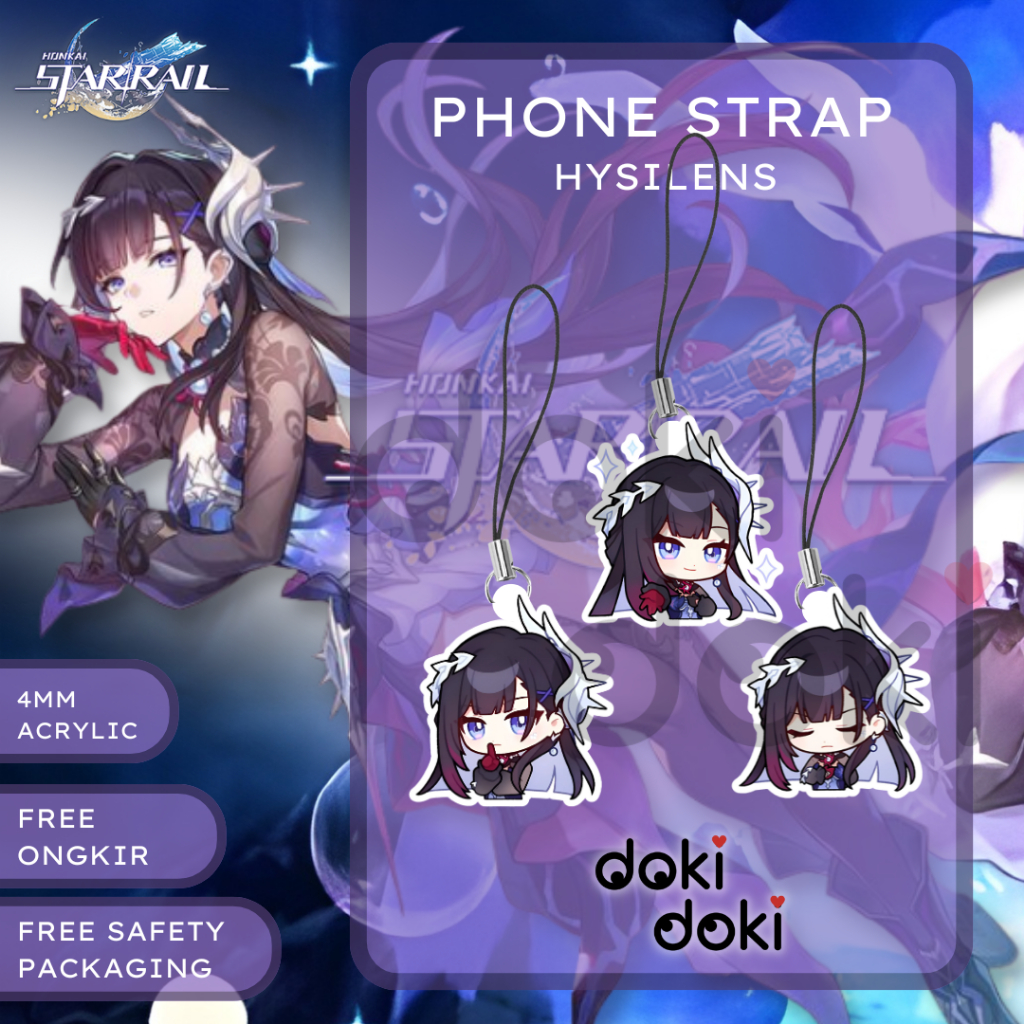PHONE STRAP HPHYSILENS HONKAI STAR RAIL