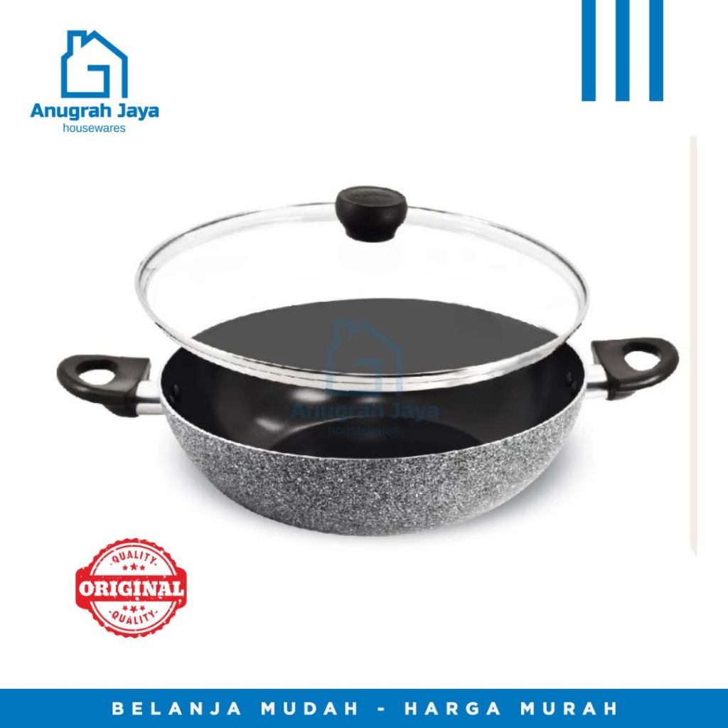 Maxim Neostone Wajan Ceramic Anti Lengket 30cm Wok