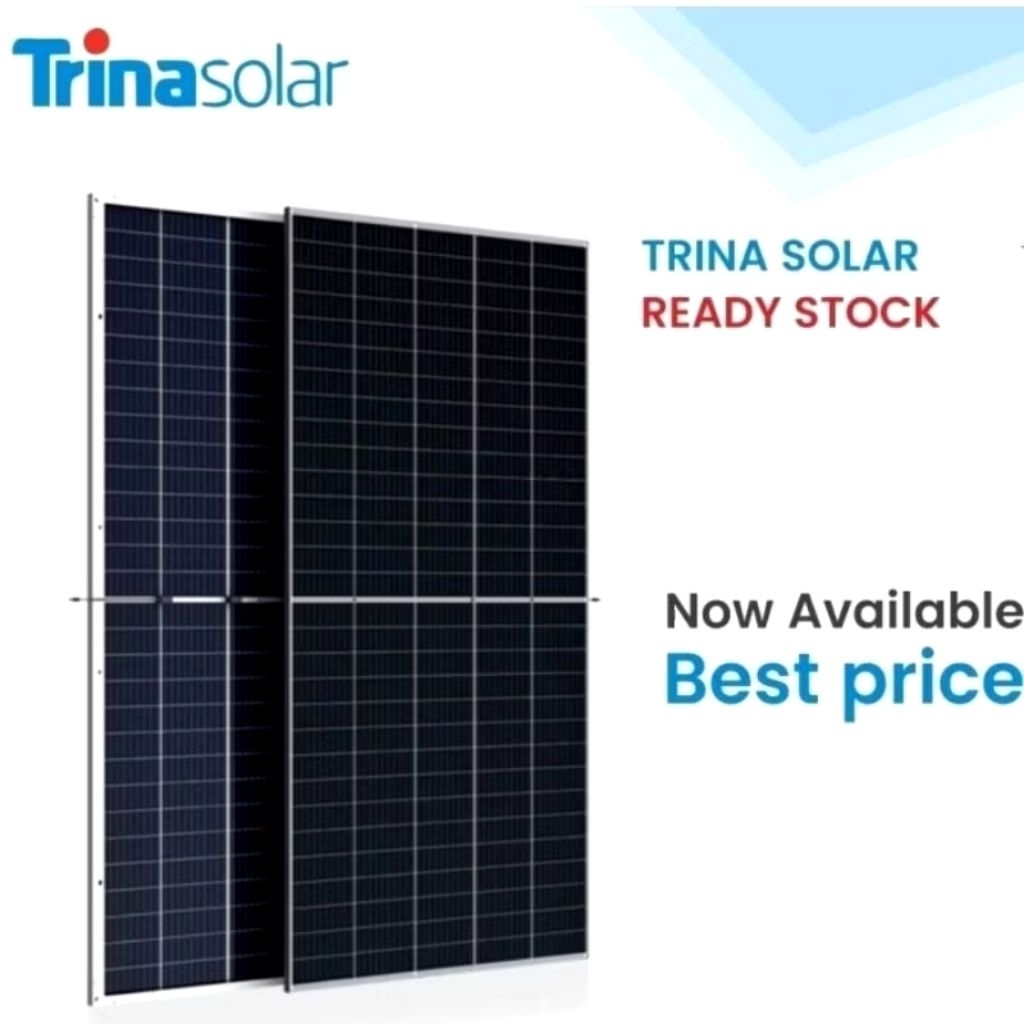 Paket PLTS 4 Panel Surya Trina Solar Monocristaline 625WP Teknologi Terbaru N Type i-TOPCon SNI Tier