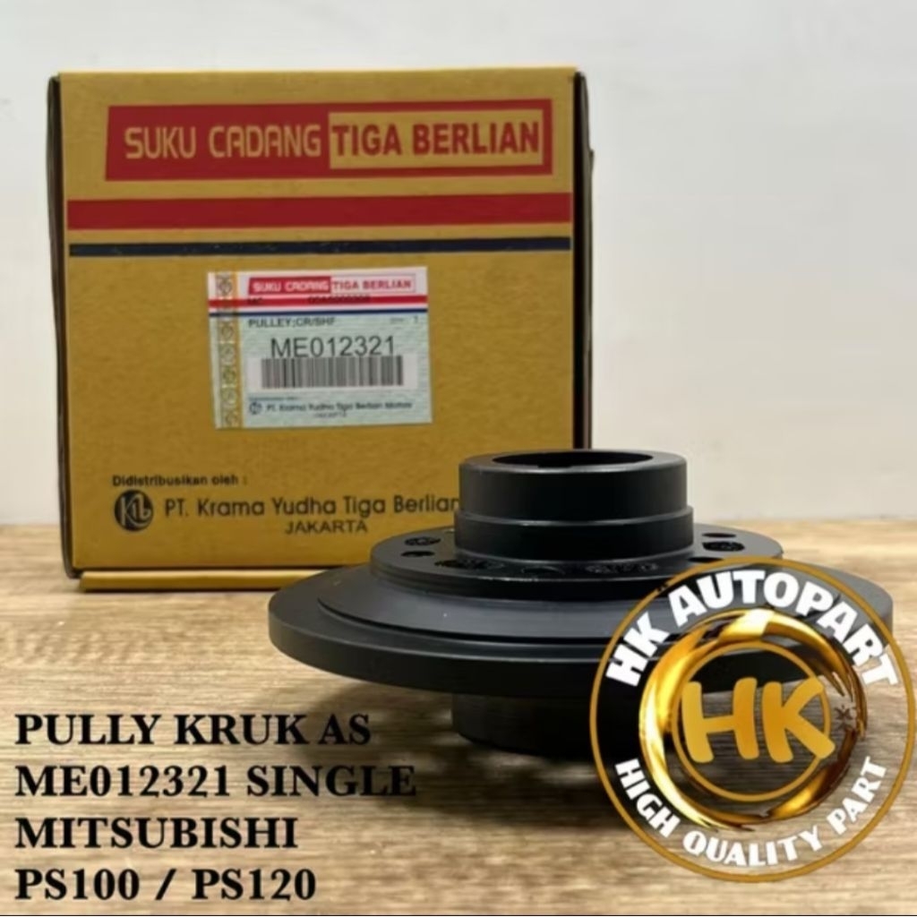 PULY PULLY CRANKSHAFT KRUK AS SINGLE MITSUBISHI PS100 PS120 PS 100 120 TURBO CANTER ME012321 PULI PU