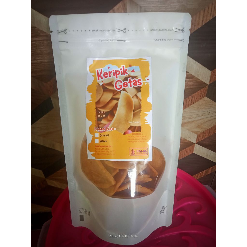 keripik getas khas gresik
